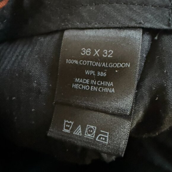 Haggar Men's 36x32 Dark Brown Corduroy Pants - Picture 2 of 4